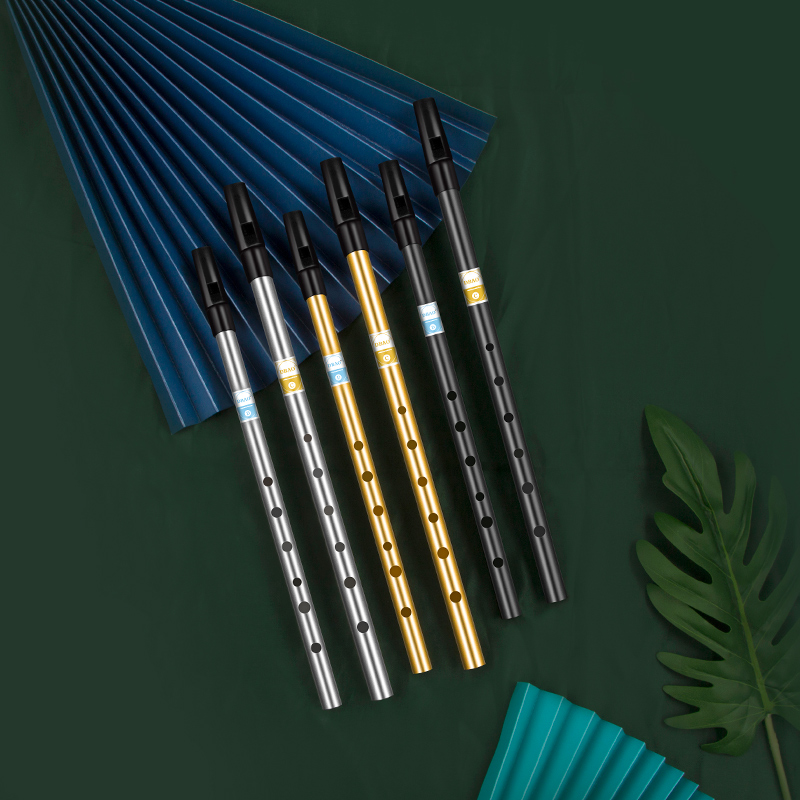 Tin Whistle Flute - Ierse fluitfluit voor muziekinstrument, C/D-sleutel, fluit