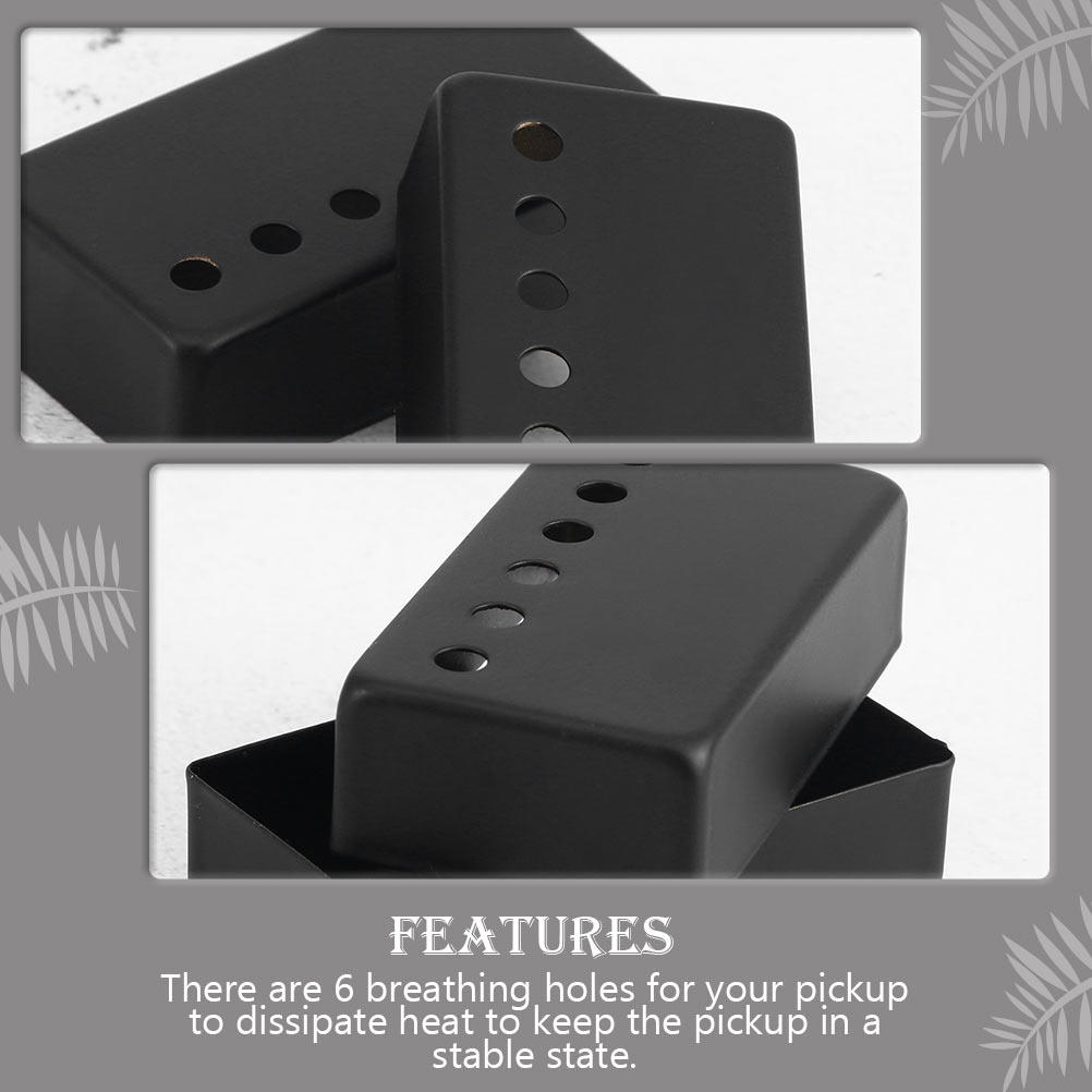 Musical Instrument Long - Humbucker Pickup Cover Koper 6 Luchtgaten