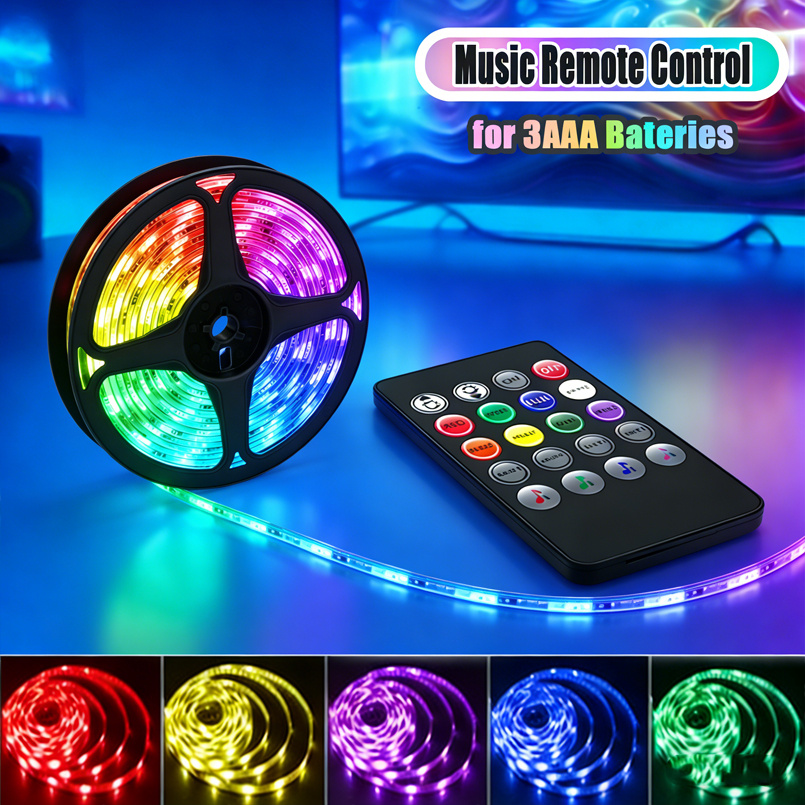Musical Instrument Tuba - 5V LED-stripverlichting Dimbare kleurveranderende buizen Geschikt