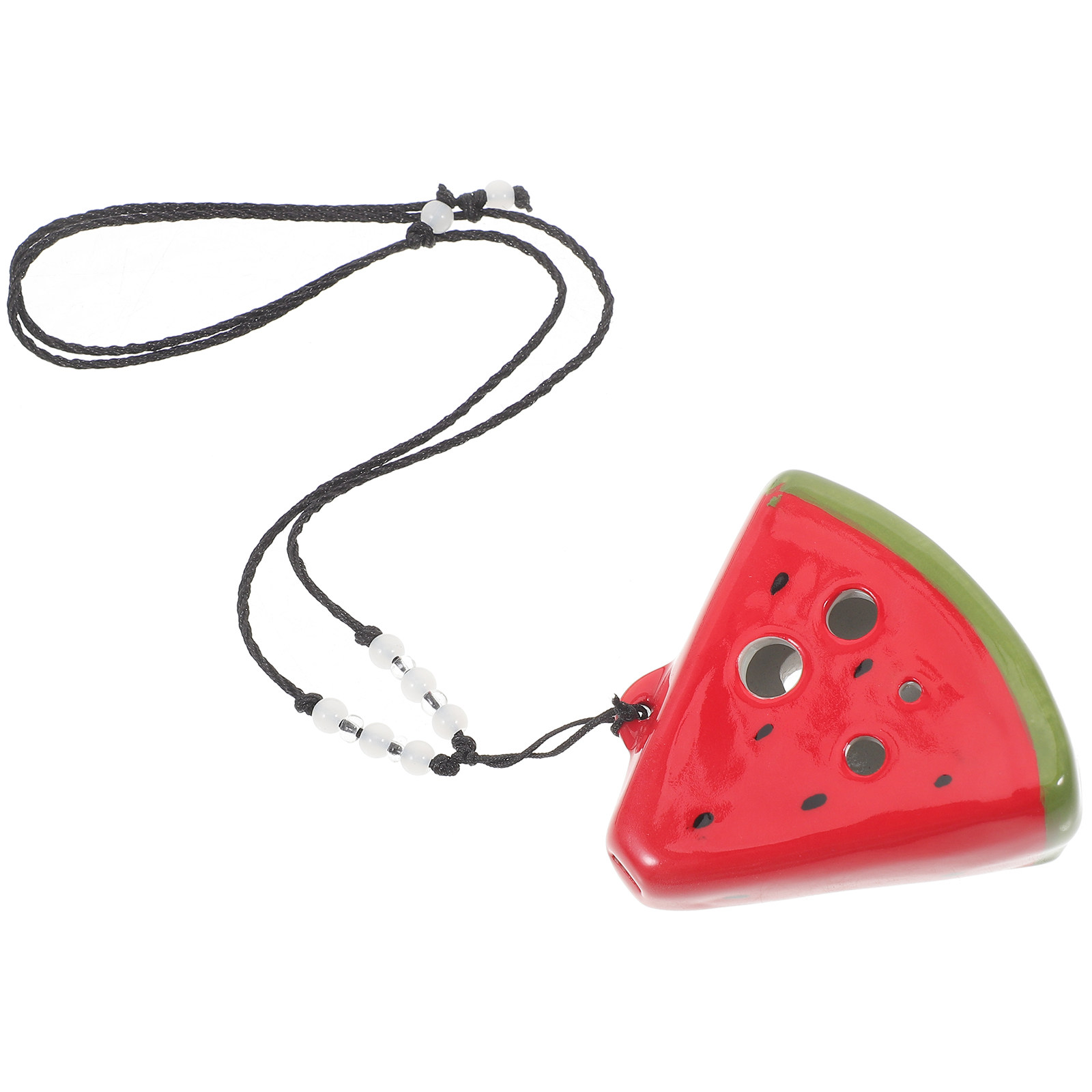 Musical Instrument Easy To Learn - Keramische 6-gaats mini-ocarina, draagbaar blaasinstrument voor