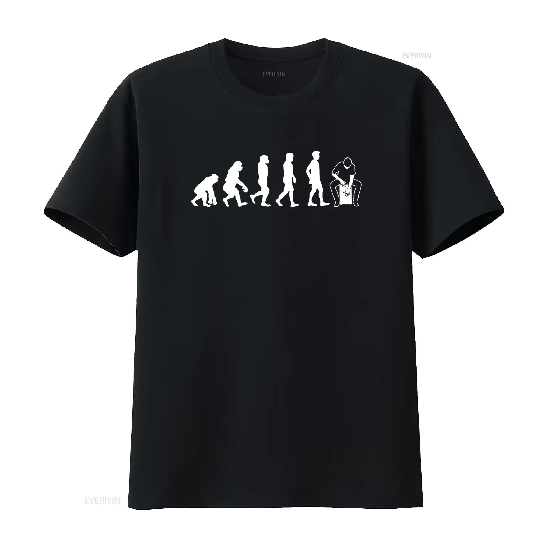 Cajon Box Drum - Evolutionaire Cajon Drum Box Player T-shirt