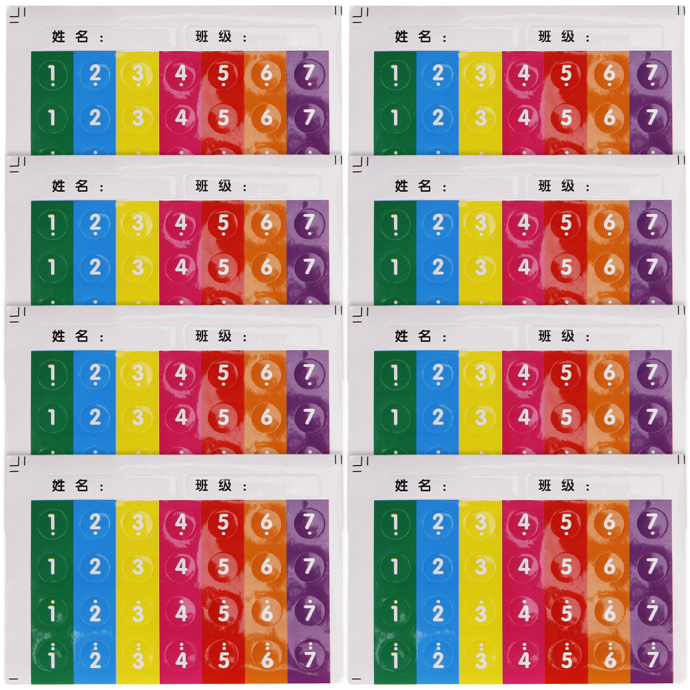 Musical Instrument Easy To Learn - 8 stuks panfluit notenstickers accessoire voor