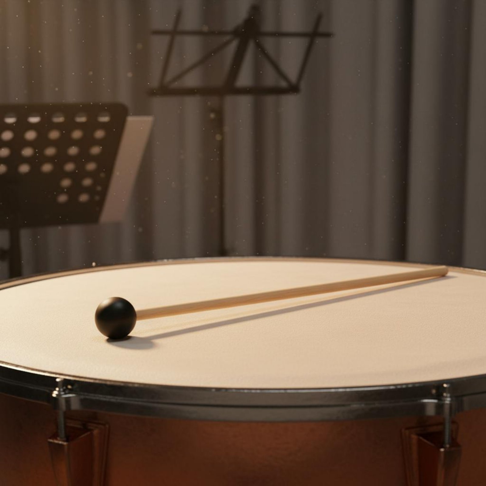 Musical Instrument Long - 2 stuks Black Head Mallet Duurzame