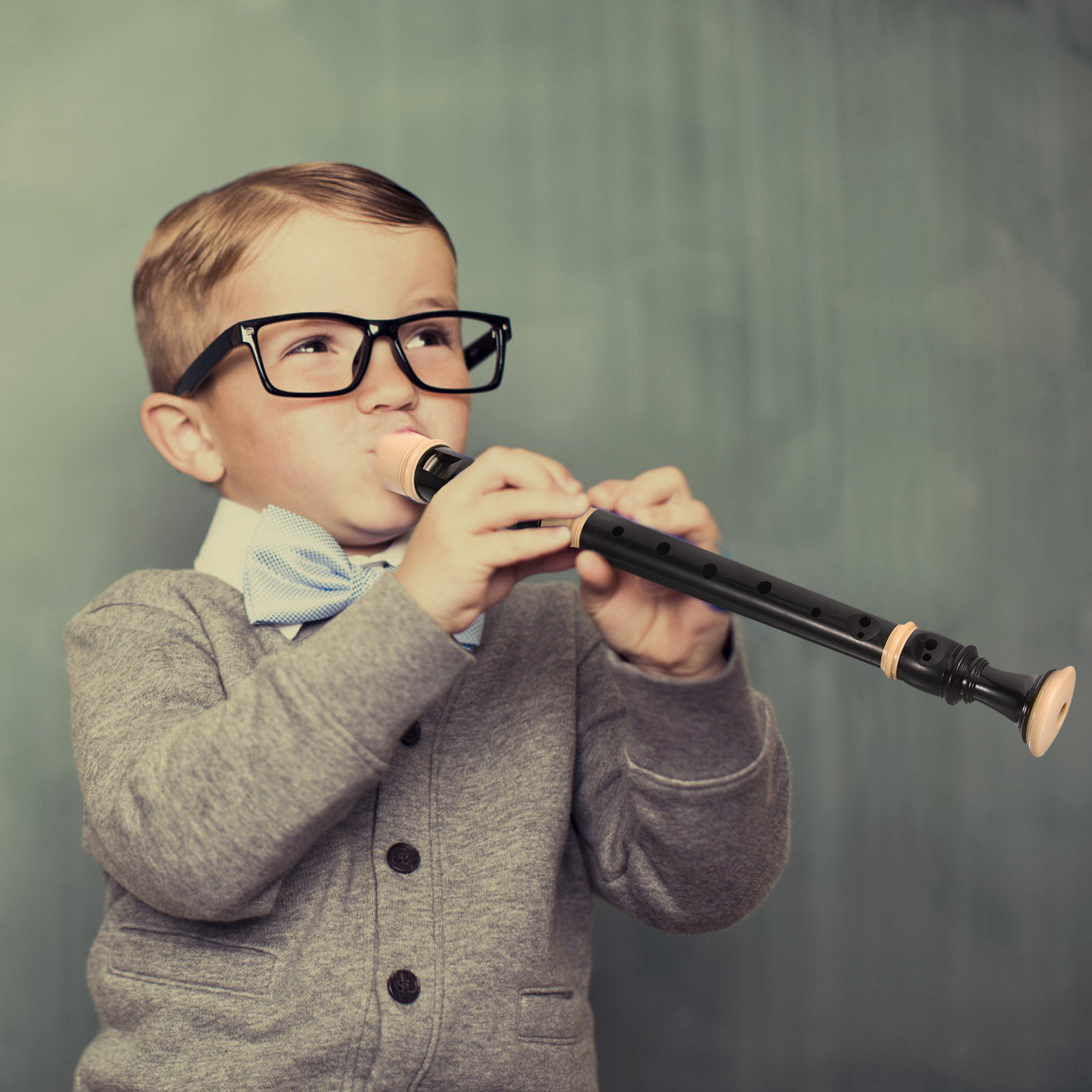 Musical Instrument German - 1Set Duitse 8-gaats sopraanblokfluit voor kinderen,