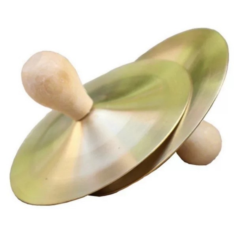 Musical Instrument Qin - 1 Set Handpercussie Koperen Bekkens Kinderen