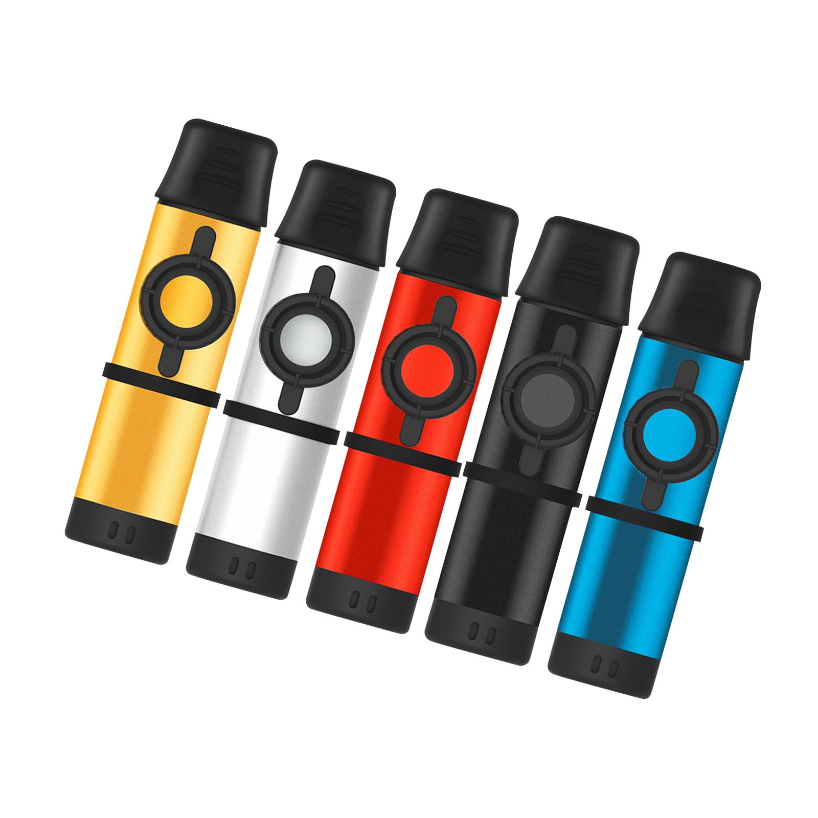 Musical Instrument Easy To Learn - Metalen Kazoo met 5 extra membranen,