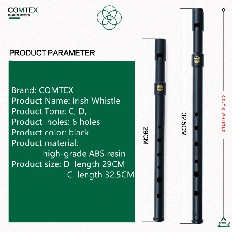 Hoge Kwaliteit Ierland Comtex  - Tin Whistle Flute recensie en prijs