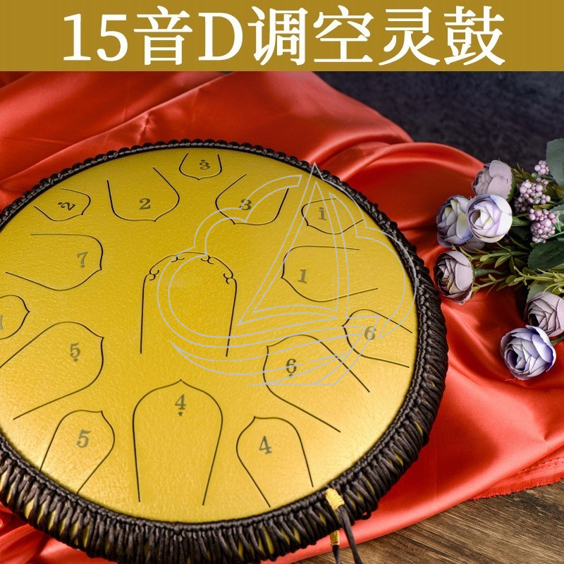 14 inch 15-noots D-toon stalen - Musical Instrument Handpan recensie en prijs