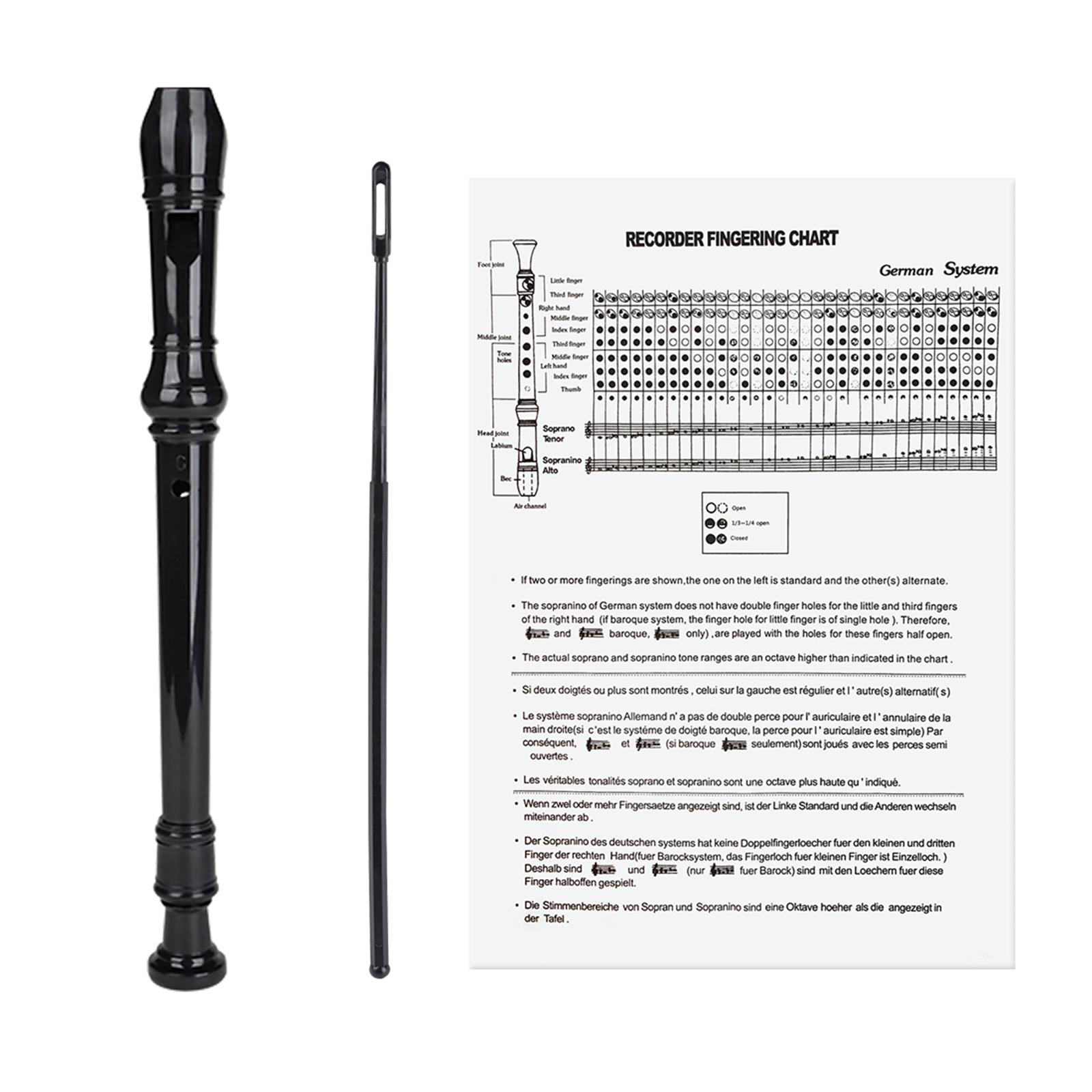ABS Sopraanblokfluit Lange Flu - Musical Instrument German recensie en prijs