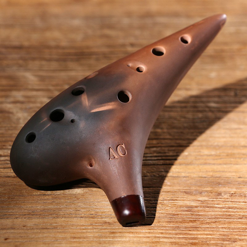 Paarse Klei Keramische Ocarina - Musical Instrument Qin recensie en prijs