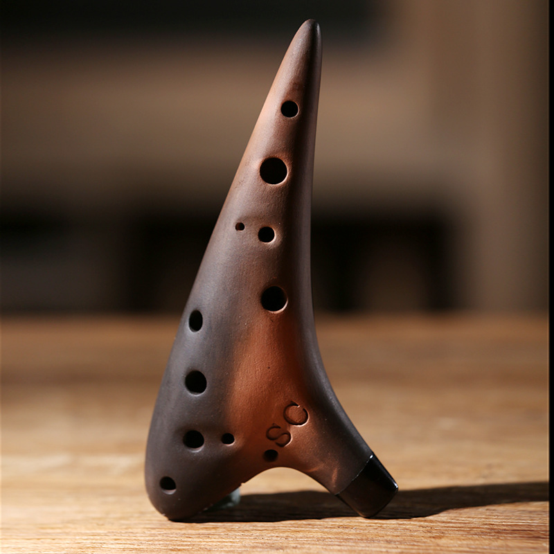 Paarse Klei Keramische Ocarina - Musical Instrument Qin recensie en prijs