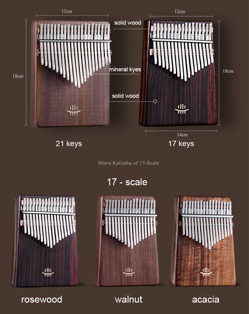 Hluru Kalimba 17 Toetsen Met G - Musical Instrument Qin recensie en prijs