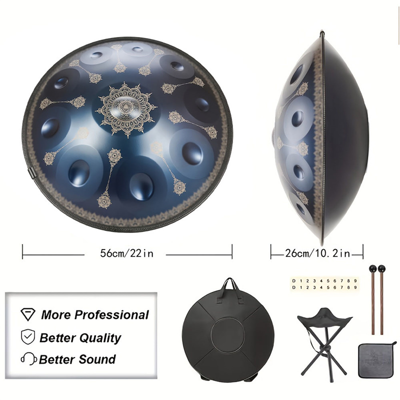 10 Noten Handpan Drum 22 Inch  - Musical Instrument Handpan recensie en prijs