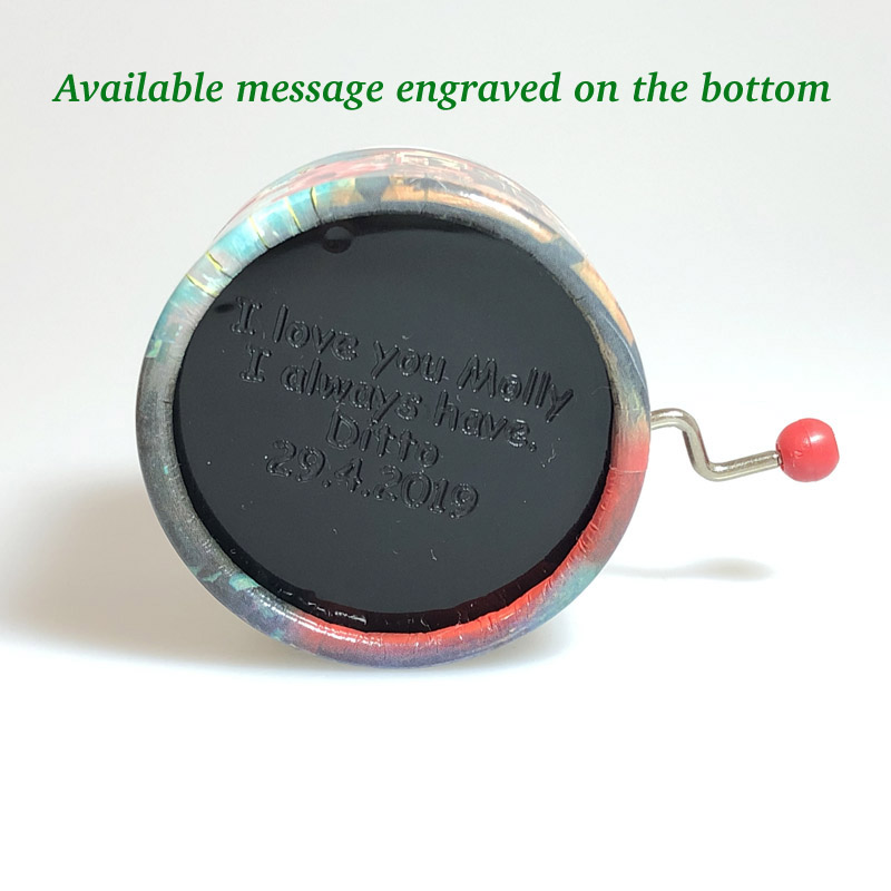 Papieren muziekdoos, handsling - Musical Instrument Handpan recensie en prijs
