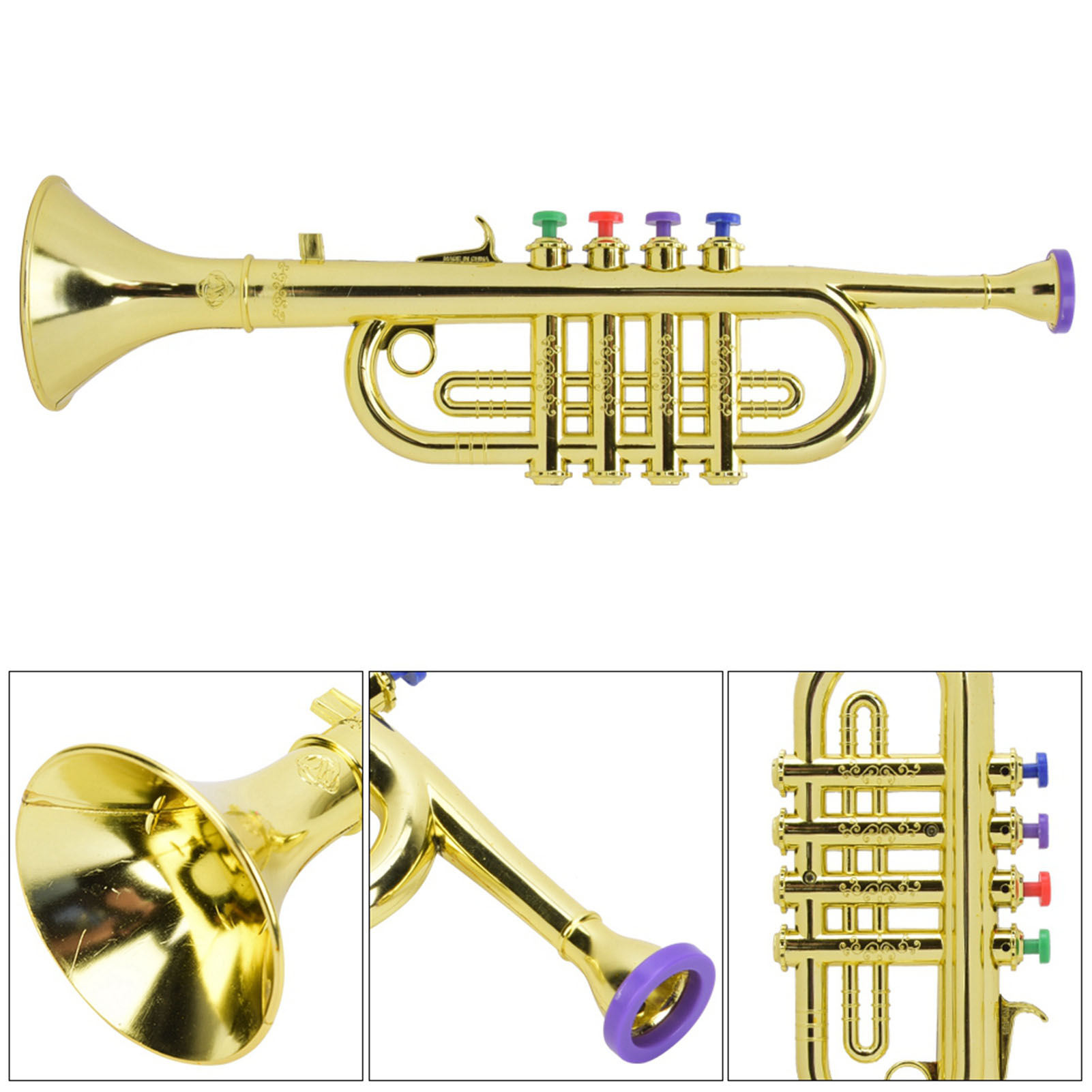 Kid Trompet Gouden Gecoat Plas - Musical Instrument Harmonium recensie en prijs