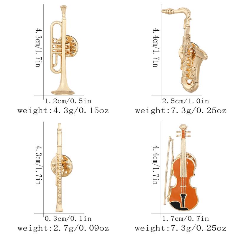 Vioolvormige gouden pinnen 1 s - Musical Instrument In Orchestra recensie en prijs