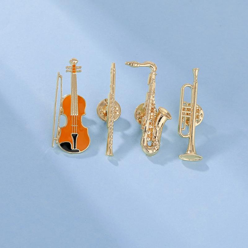 Vioolvormige gouden pinnen 1 s - Musical Instrument In Orchestra recensie en prijs