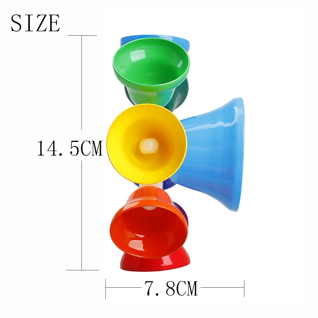 Orff 8-Note Hand Bell Draaiend - Musical Instrument Chimes recensie en prijs
