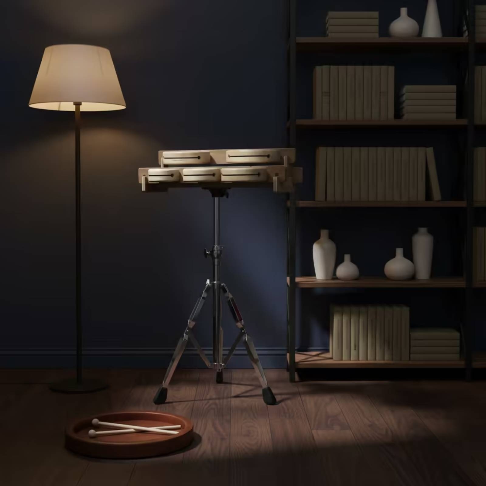 Houten blokken met standaard K - Musical Instrument Long recensie en prijs