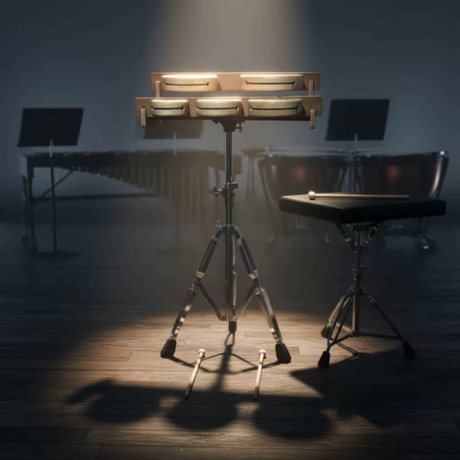 Houten blokken met standaard K - Musical Instrument Long recensie en prijs